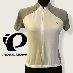 White & Gray Women’s Pearl Izumi Jersey - Small